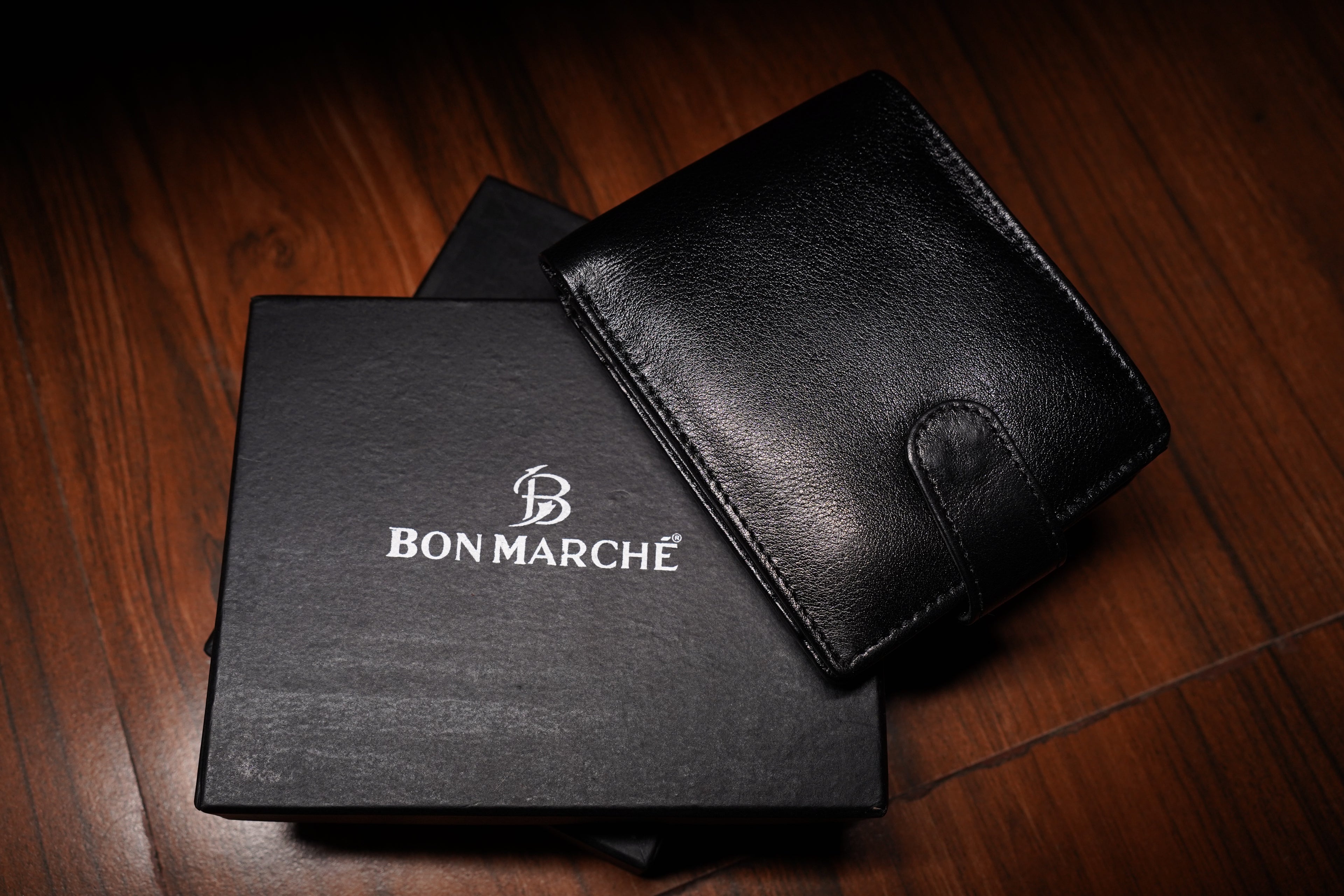 Leather Wallet for Men - Black-07