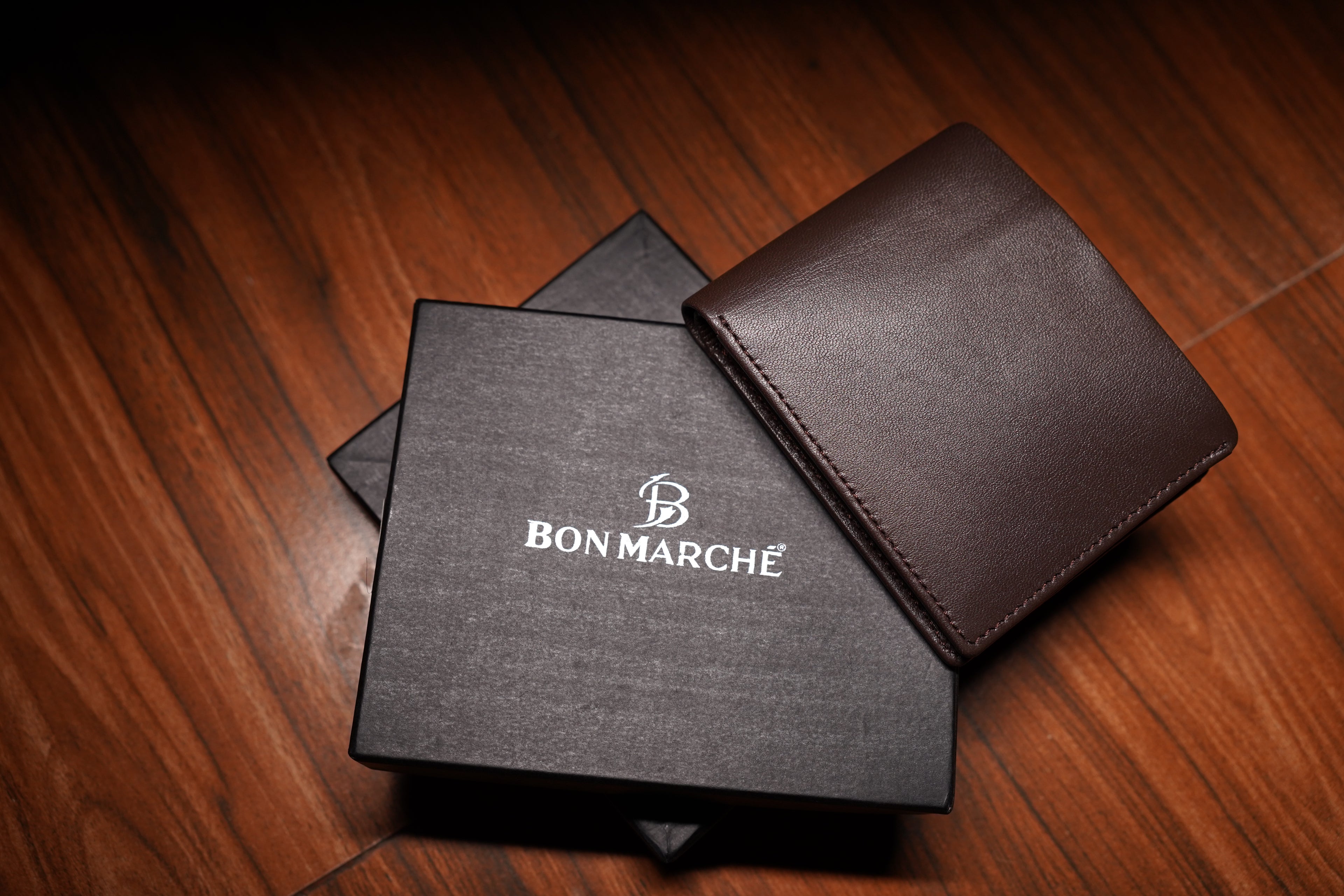 Leather Wallet for Men - Brown-11
