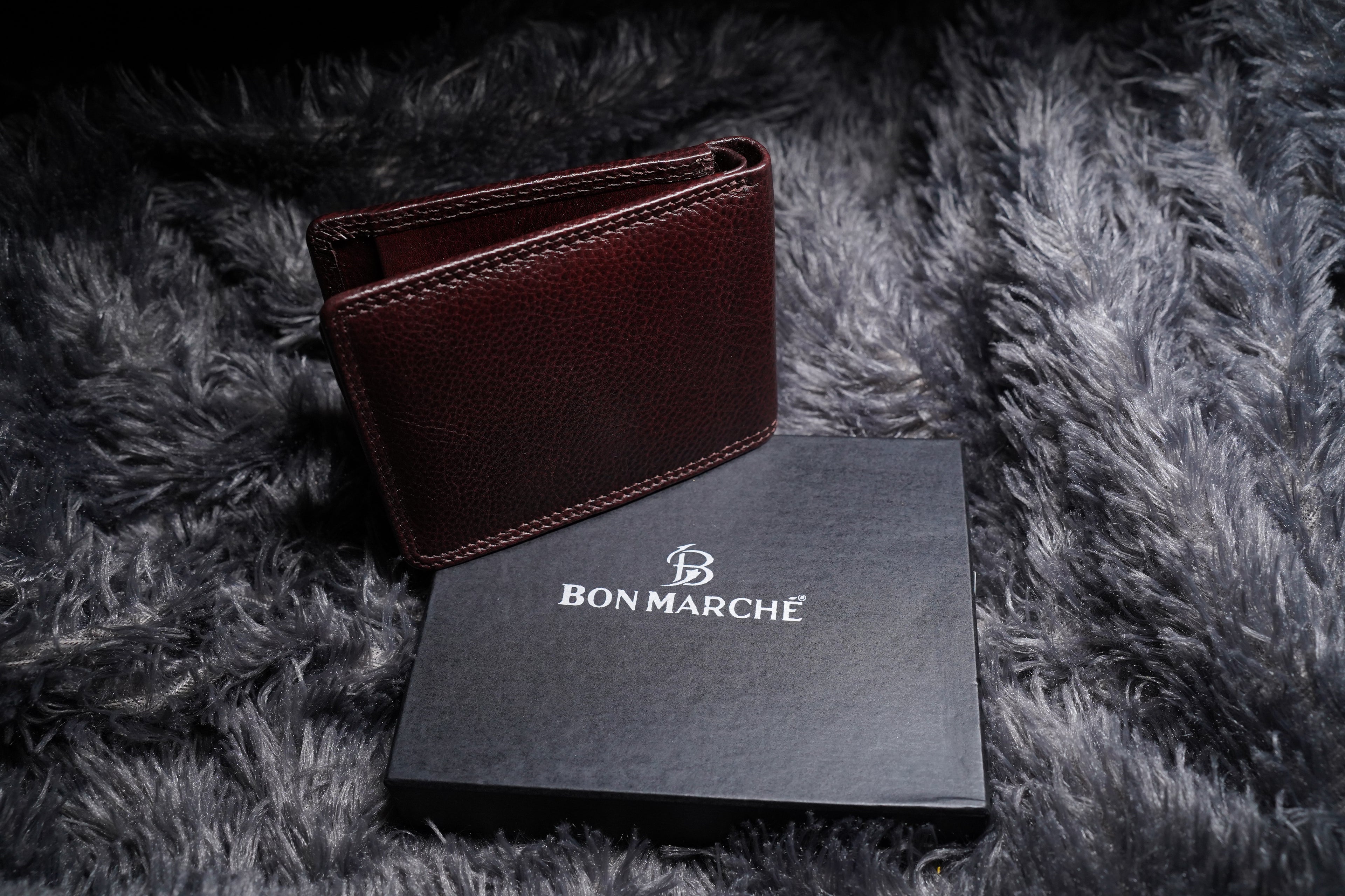 Leather Wallet for Men - Brown-01