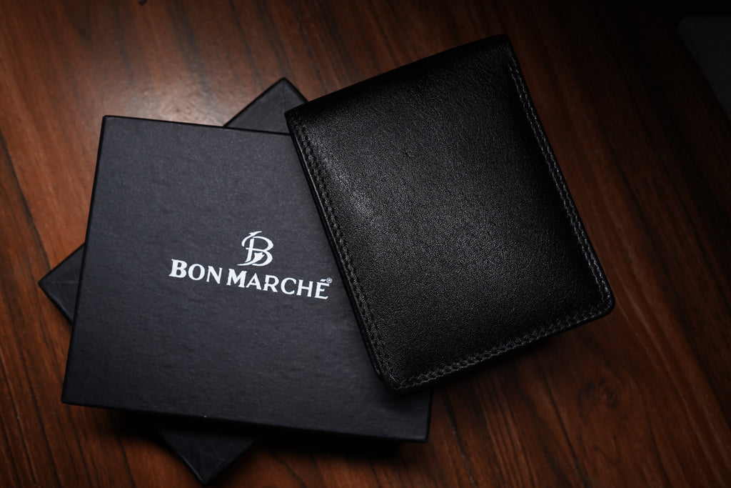 Leather Wallet for Men - Black-01