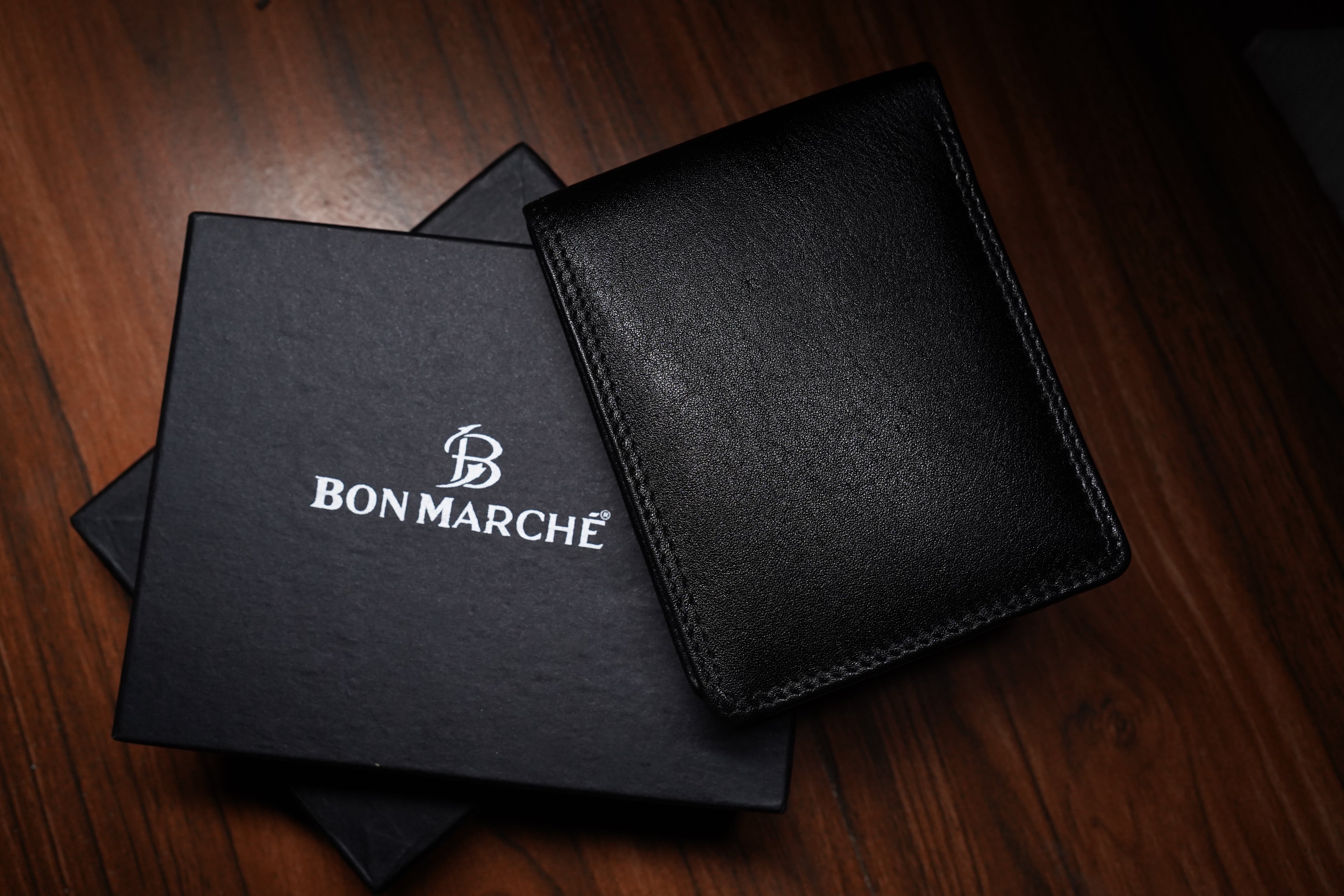 Leather Wallet for Men - Black-01