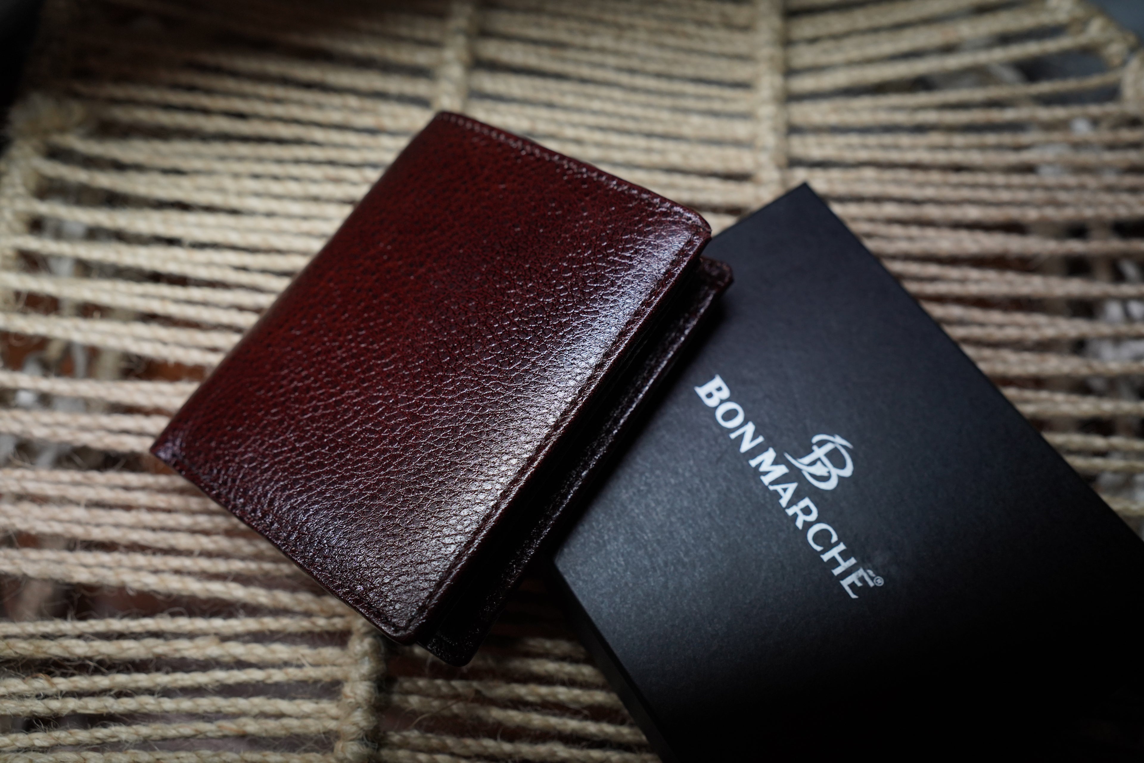 Leather Wallet for Men - Brown V01