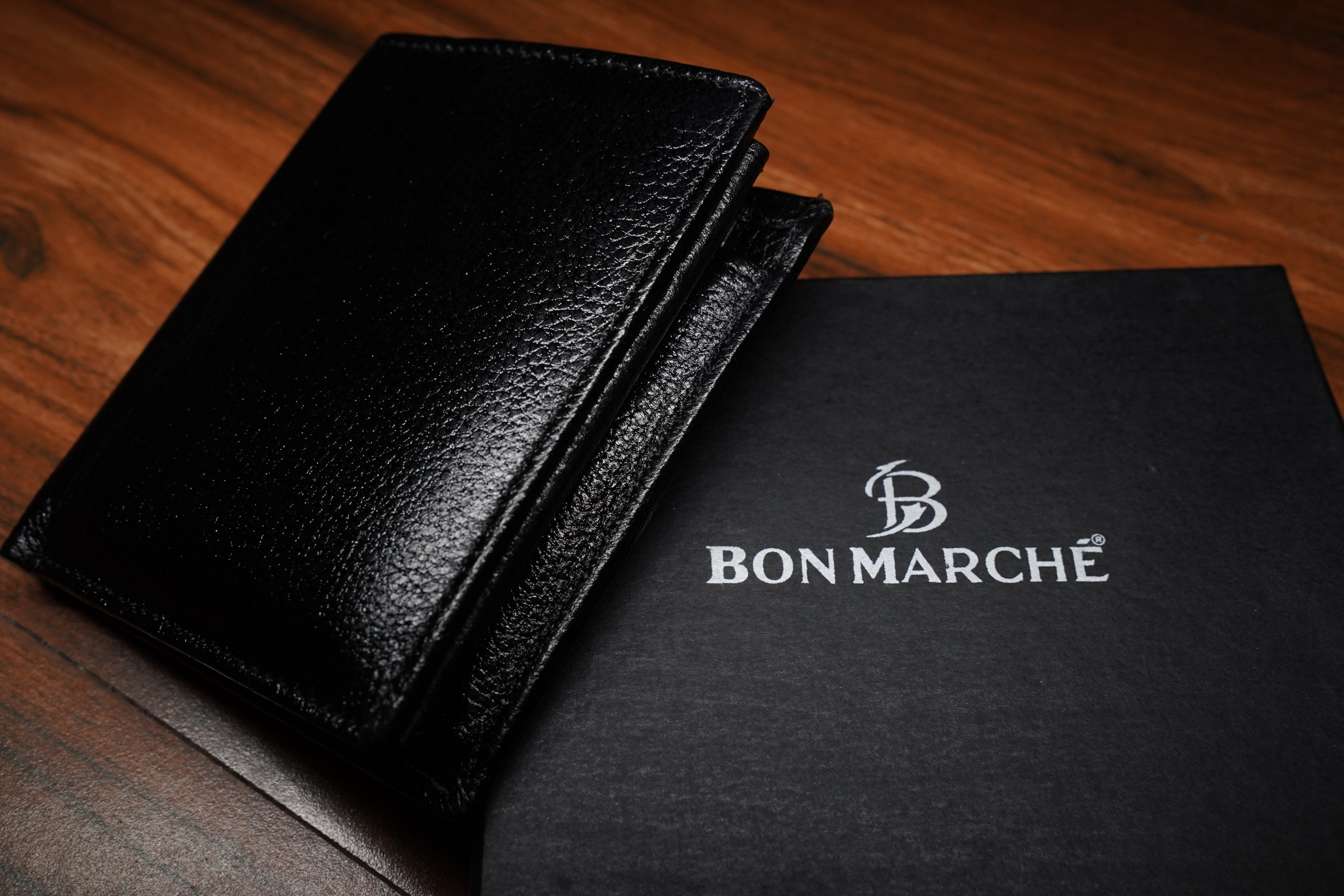 Leather Wallet for Men - V01 Black
