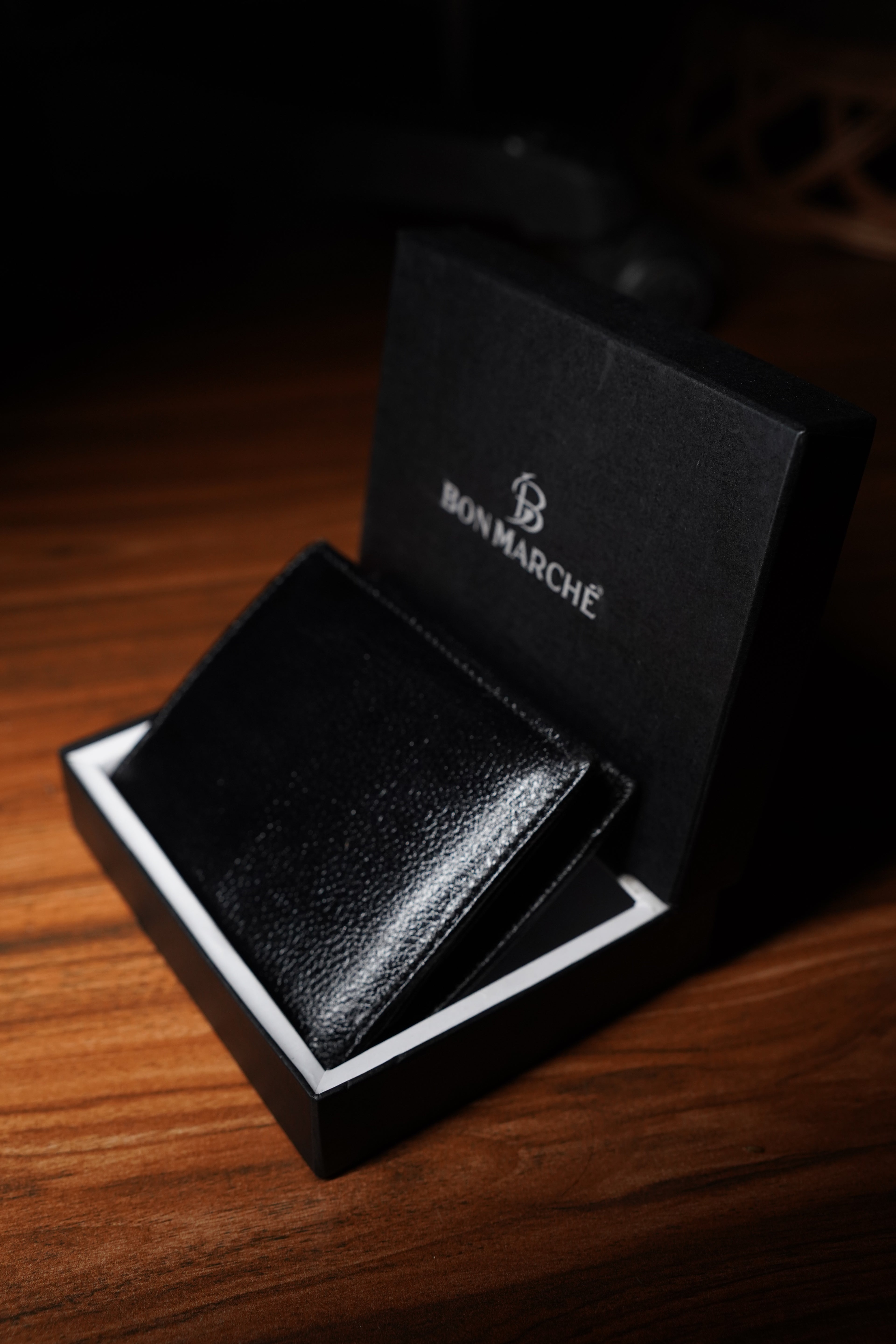 Leather Wallet for Men - V01 Black