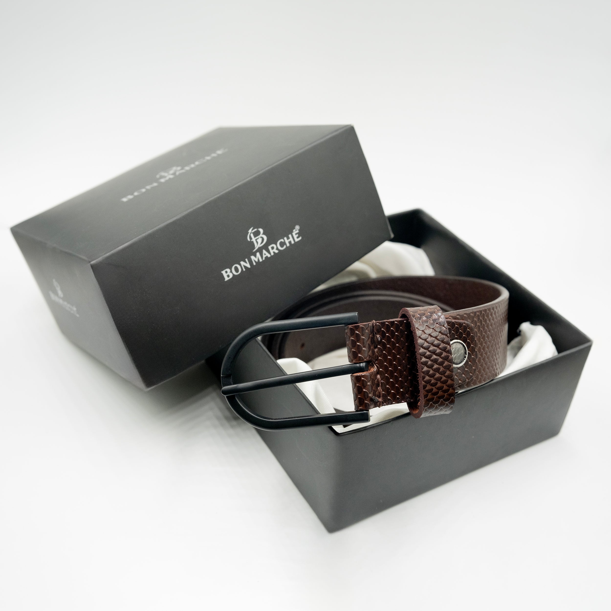 Leather Belt for Men - Brown