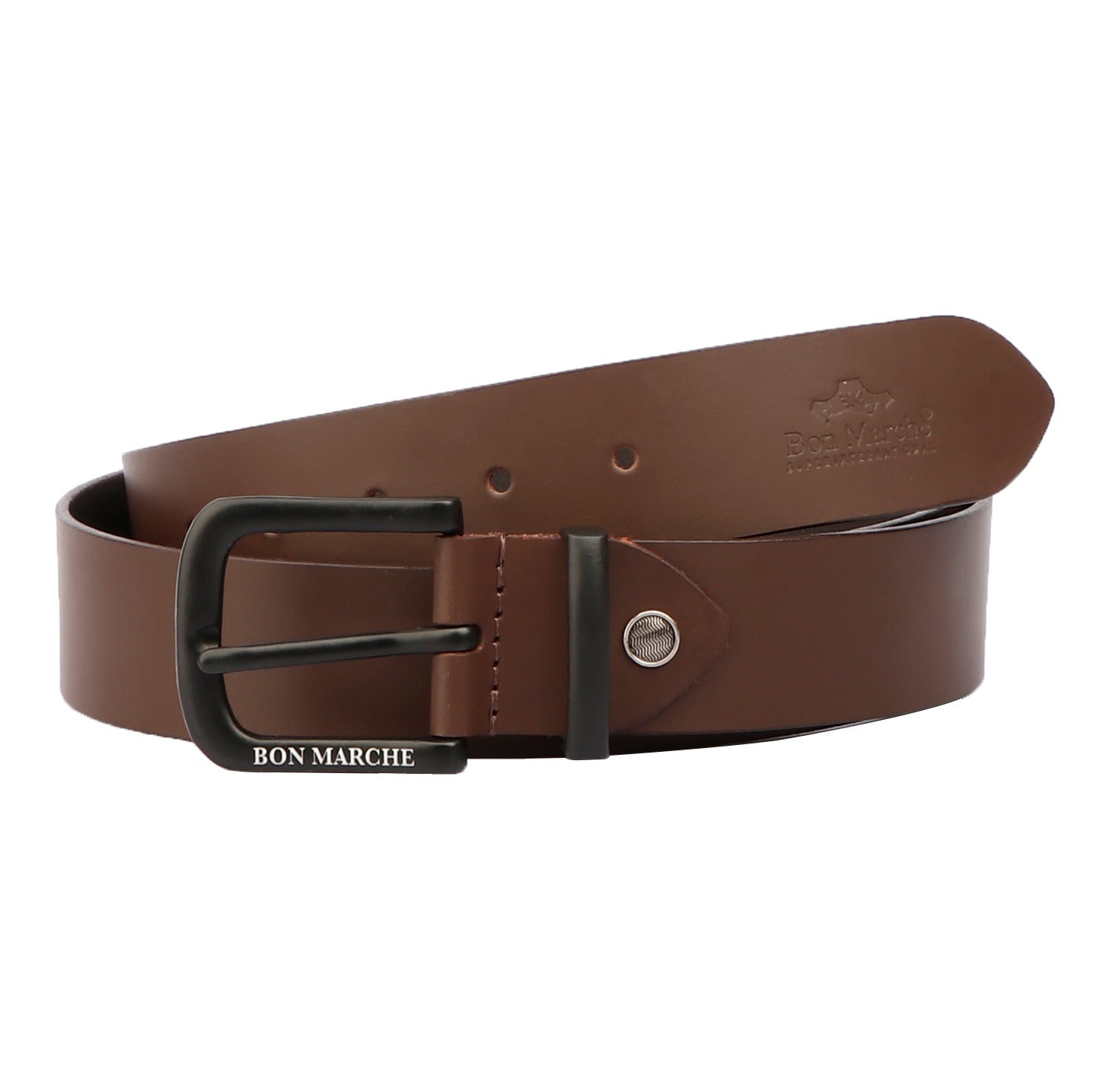 Leather Belt for Men - Brown