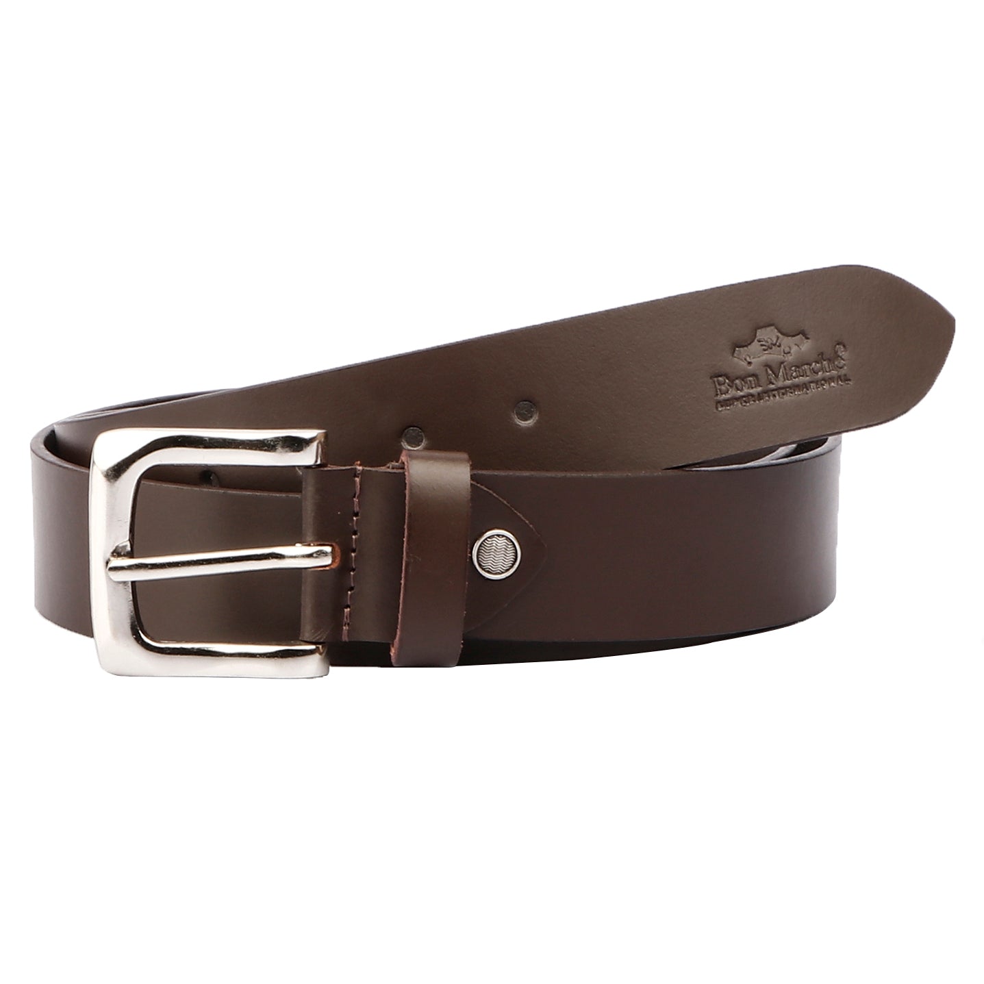 Leather Belt for Men - Brown