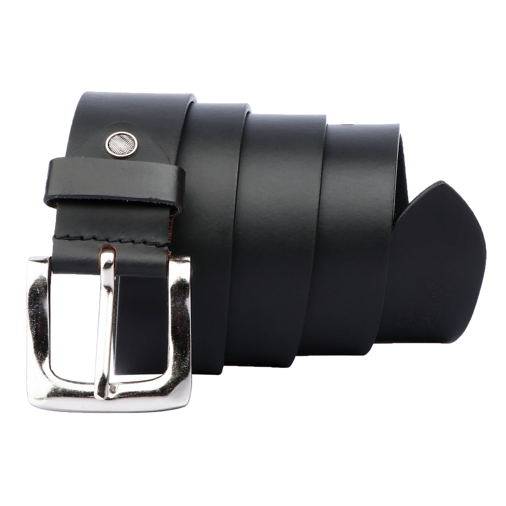 Leather Belt for Men - Black