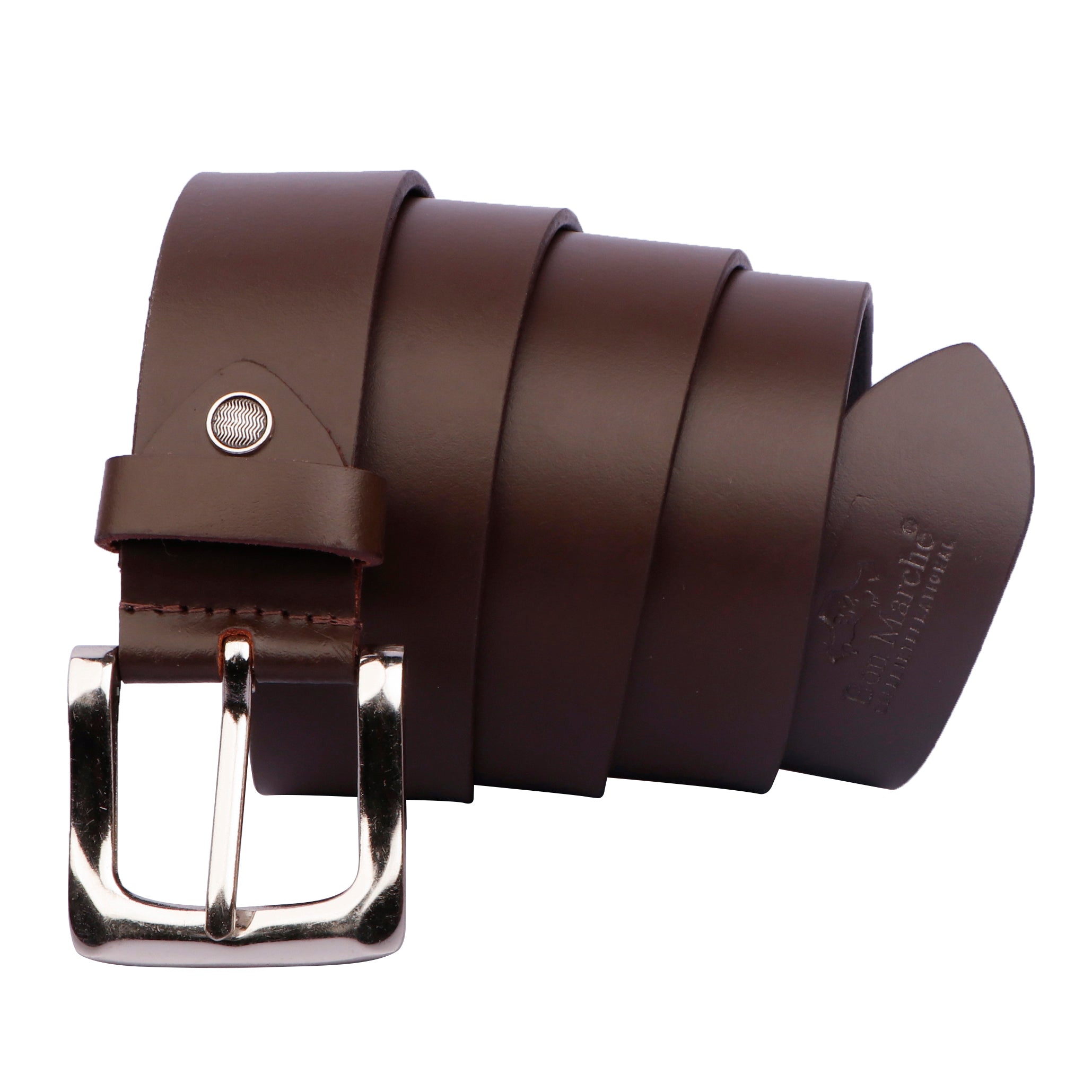 Leather Belt for Men - Brown
