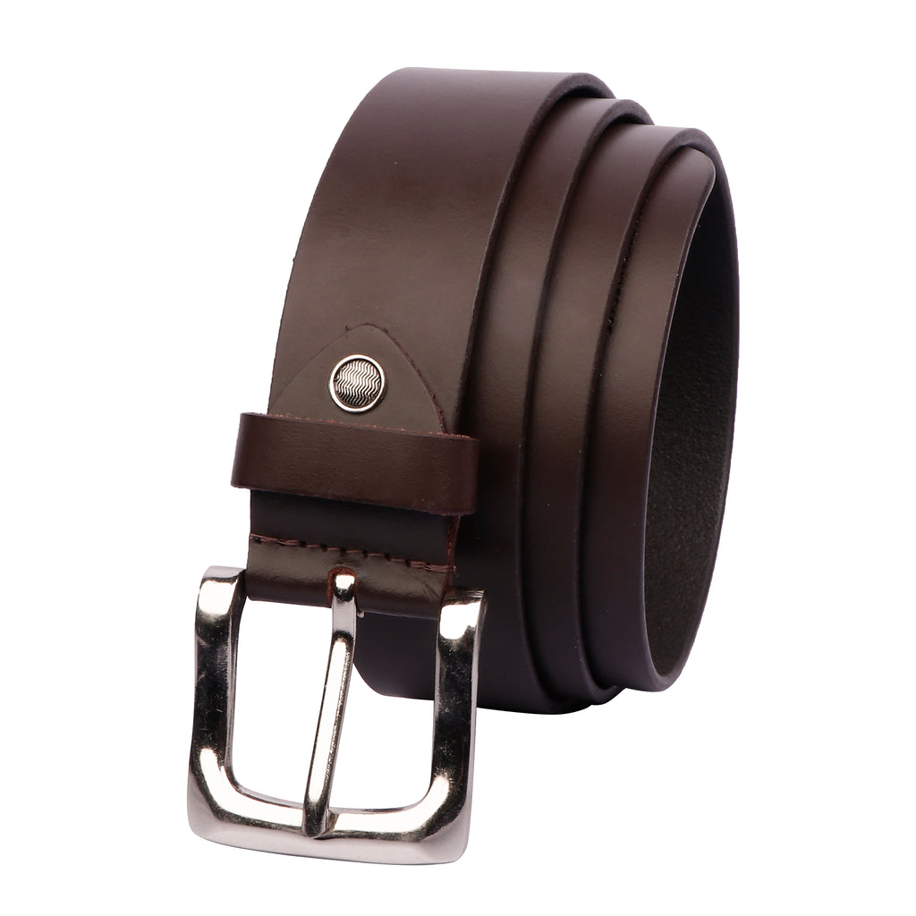 Leather Belt for Men - Brown
