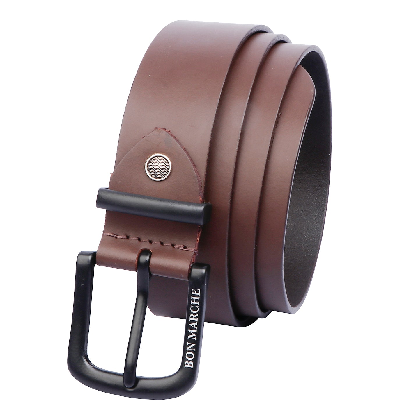 Leather Belt for Men - Brown