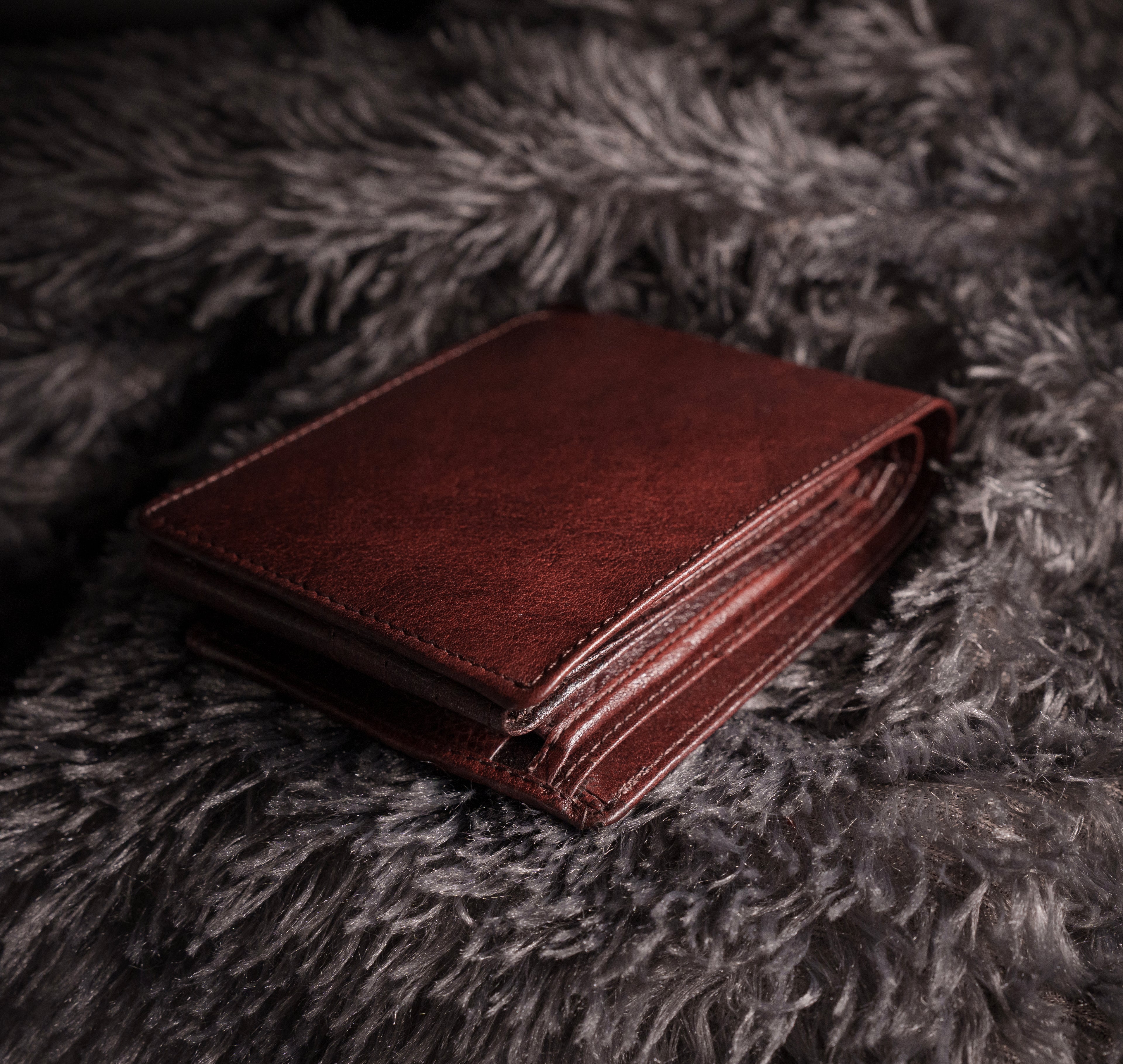 Leather Wallet for Men - Brown-02