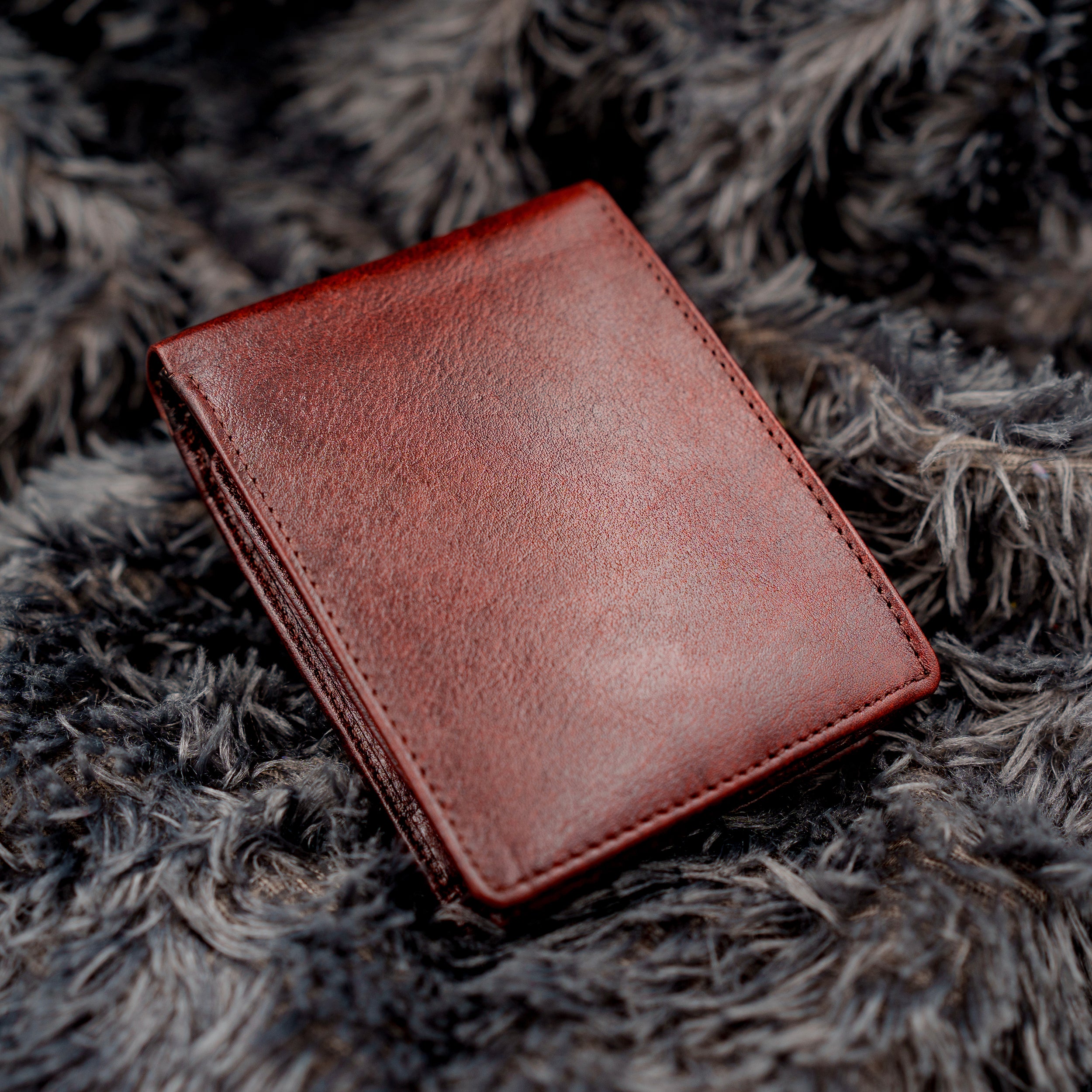 Leather Wallet for Men - Brown-02